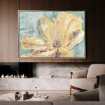 Floral 440 Canvas Art 60 x 40 cm / Black