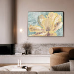 Floral 440 Canvas Art 60 x 40 cm / Black