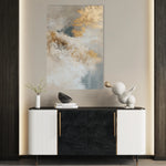 Abstract 441 Canvas Art 60 x 40 cm / Black