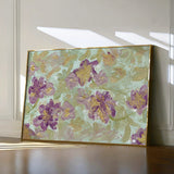 Floral 441 Canvas Art 60 x 40 cm / Black