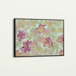 Floral 441 Canvas Art 60 x 40 cm / Black