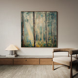 Landscape 441 Canvas Art 60 x 60 cm / Black