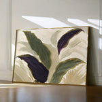 Floral 442 Canvas Art 60 x 40 cm / Black