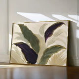 Floral 442 Canvas Art 60 x 40 cm / Black