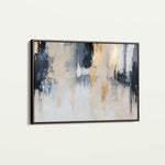 Abstract 443 Canvas Art 60 x 40 cm / Black