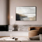 Abstract 444 Canvas Art 60 x 40 cm / Black