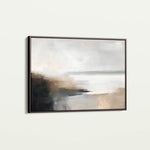 Abstract 444 Canvas Art 60 x 40 cm / Black