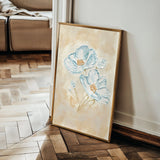 Floral 444 Canvas Art 60 x 40 cm / Black