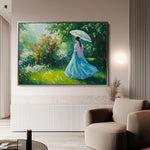 Landscape 444 Canvas Art 60 x 40 cm / Black
