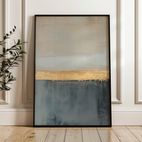 Abstract 445 Canvas Art 60 x 40 cm / Black