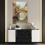 Landscape 445 Canvas Art 60 x 40 cm / Black