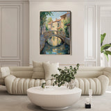 Landscape 446 Canvas Art 60 x 40 cm / Black
