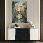 Landscape 446 Canvas Art 60 x 40 cm / Black