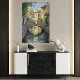 Landscape 446 Canvas Art 60 x 40 cm / Black