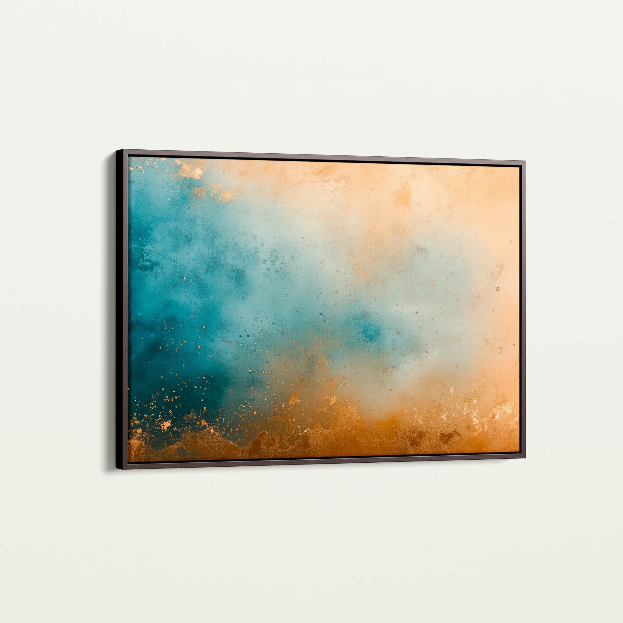 Abstract 447 Canvas Art 60 x 40 cm / Black