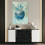 Floral 447 Canvas Art 60 x 40 cm / Black