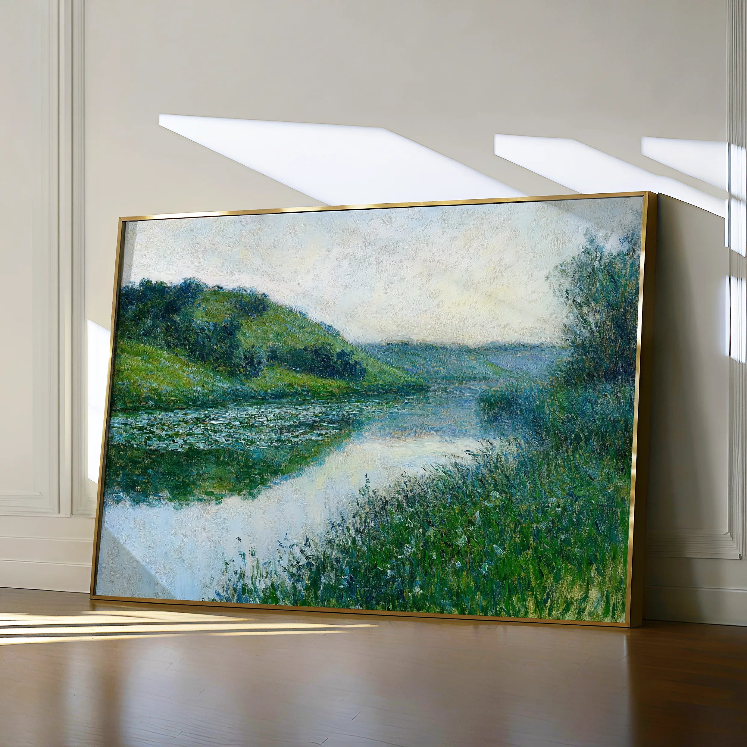 Landscape 447 Canvas Art 60 x 40 cm / Black