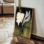 Floral 448 Canvas Art 60 x 40 cm / Black