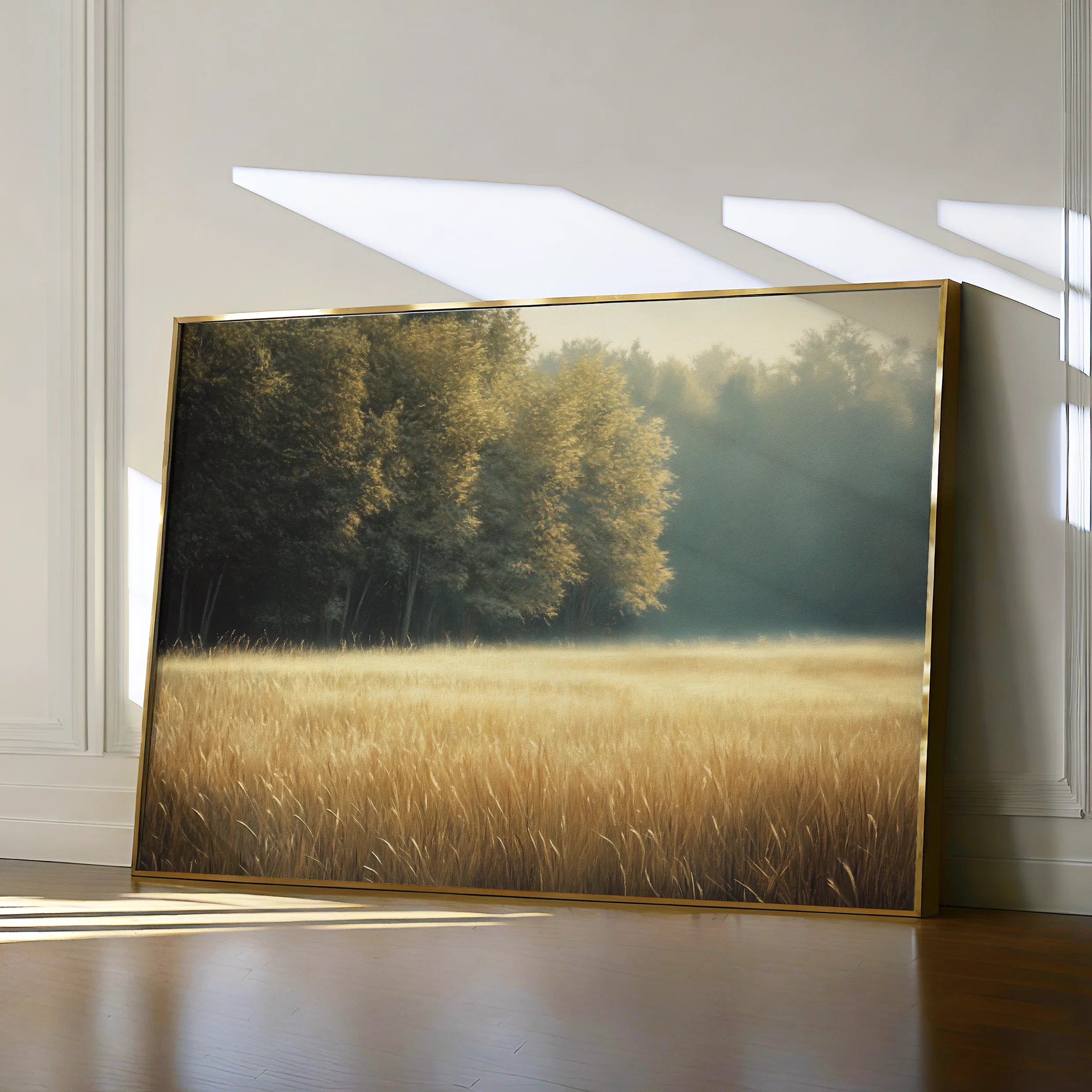 Landscape 449 Canvas Art 60 x 40 cm / Black