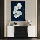 Floral 450 Canvas Art 60 x 40 cm / Black