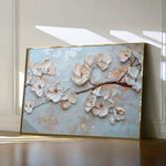 Floral 451 Canvas Art 60 x 40 cm / Black