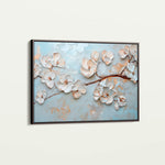 Floral 451 Canvas Art 60 x 40 cm / Black