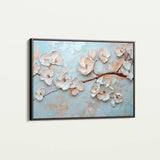 Floral 451 Canvas Art 60 x 40 cm / Black