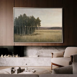 Landscape 451 Canvas Art 60 x 40 cm / Black