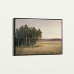 Landscape 451 Canvas Art 60 x 40 cm / Black