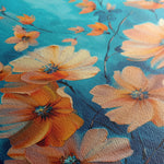Floral 452 Canvas Art 60 x 40 cm / Black