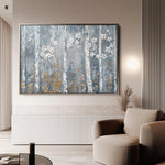 Floral 453 Canvas Art 60 x 40 cm / Black