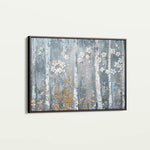 Floral 453 Canvas Art 60 x 40 cm / Black