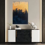 Abstract 454 Canvas Art 60 x 40 cm / Black