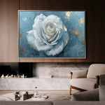 Floral 454 Canvas Art 60 x 40 cm / Black
