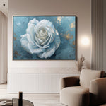 Floral 454 Canvas Art 60 x 40 cm / Black