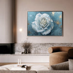Floral 454 Canvas Art 60 x 40 cm / Black