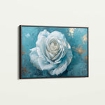 Floral 454 Canvas Art 60 x 40 cm / Black