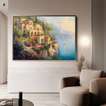 Landscape 454 Canvas Art 60 x 40 cm / Black