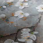 Floral 455 Canvas Art 60 x 40 cm / Black