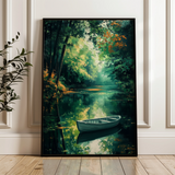Landscape 455 Canvas Art 60 x 40 cm / Black