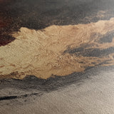 Abstract 456 Canvas Art 60 x 40 cm / Black