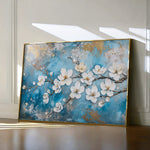 Floral 456 Canvas Art 60 x 40 cm / Black