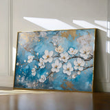 Floral 456 Canvas Art 60 x 40 cm / Black