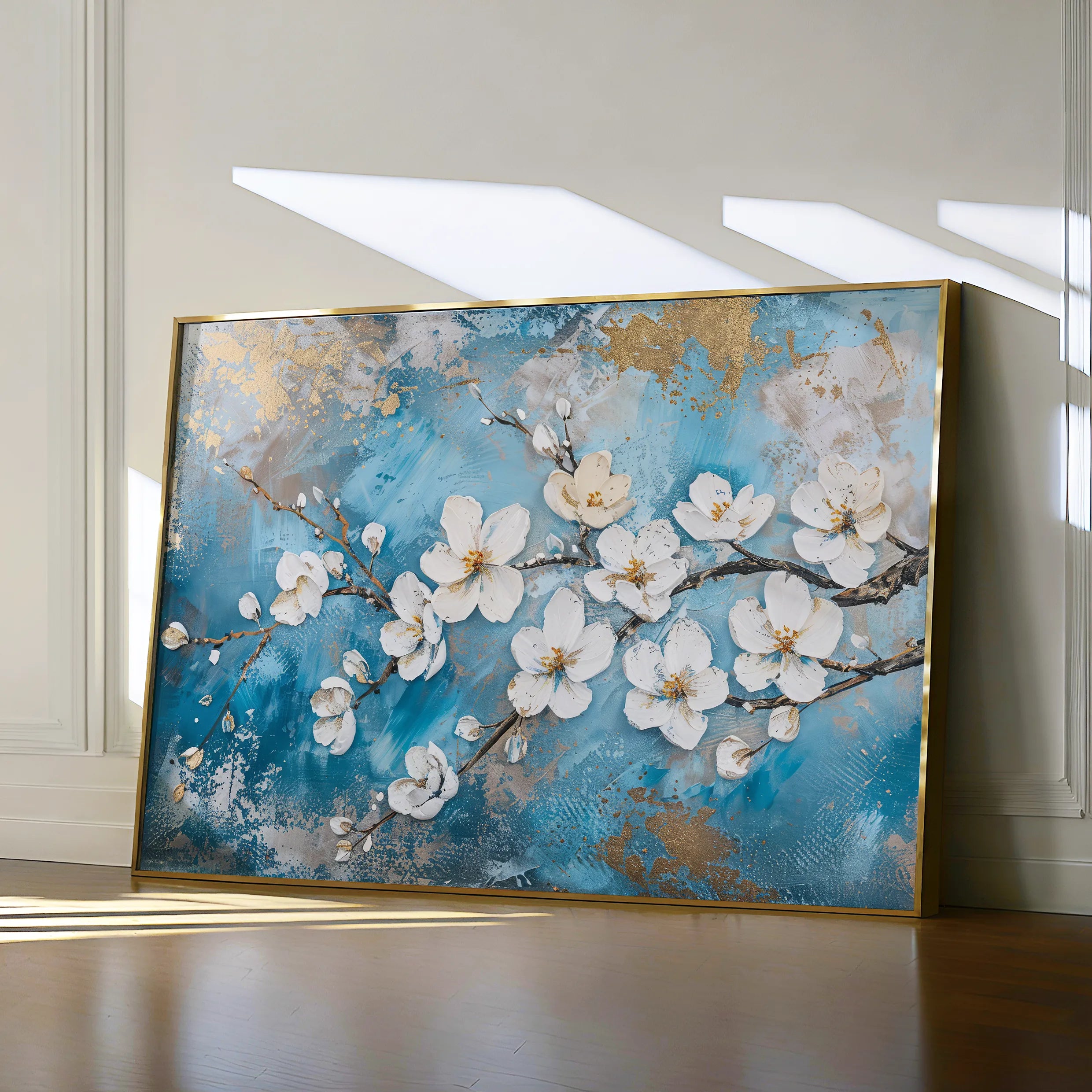 Floral 456 Canvas Art 60 x 40 cm / Black