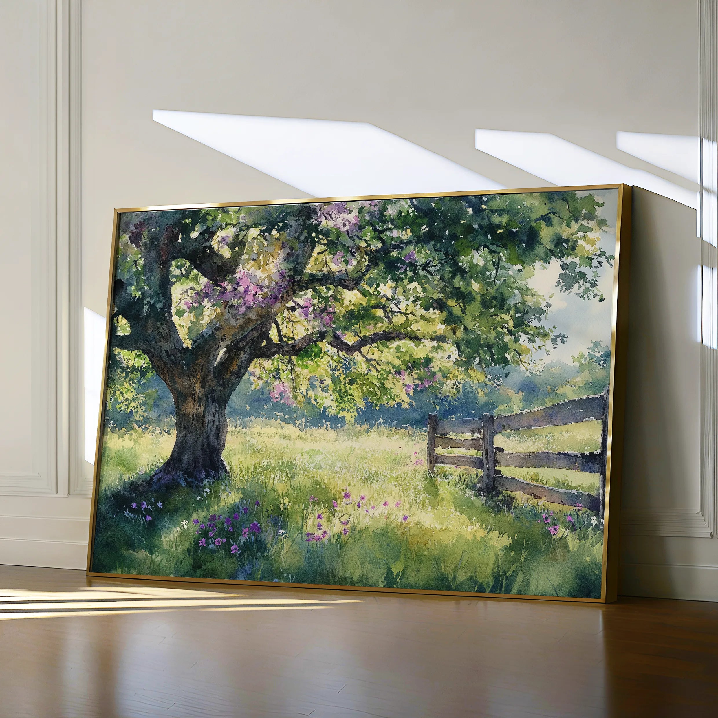 Landscape 456 Canvas Art 60 x 40 cm / Black