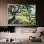 Landscape 456 Canvas Art 60 x 40 cm / Black