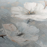 Floral 457 Canvas Art 60 x 40 cm / Black