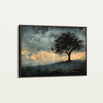 Landscape 457 Canvas Art 60 x 40 cm / Black