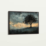 Landscape 457 Canvas Art 60 x 40 cm / Black