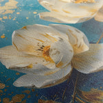 Floral 458 Canvas Art 60 x 40 cm / Black